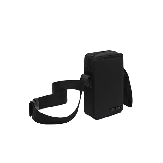 Jacquemus The Vertical Cuerda Denim Black Cross-Body Bag