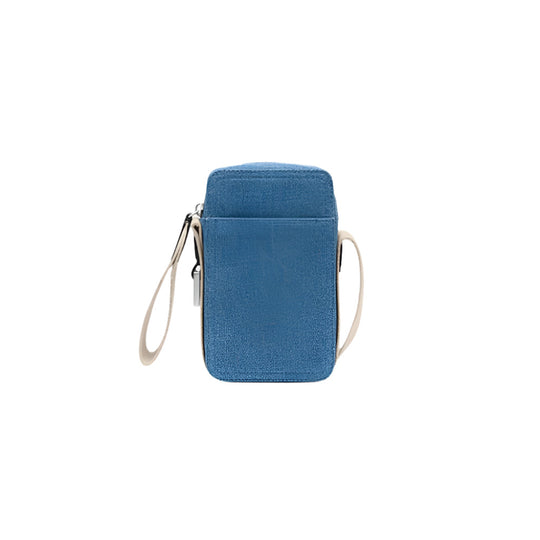 Jacquemus The Vertical Cuerda Denim Blue Cross-Body Bag