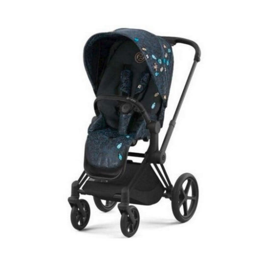 Cybex Priam Lux Stroller with matt black frame and seat pack for children up to 22 kg