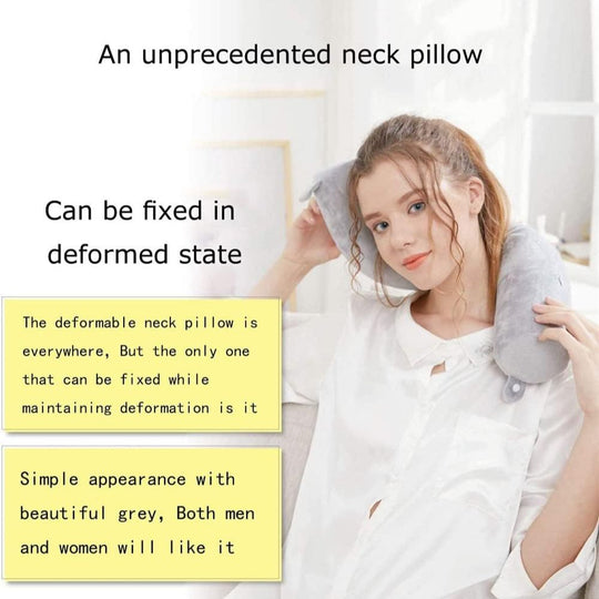 KASTWAVE Multi-Position Versatile Twist Memory Foam Travel Pillow