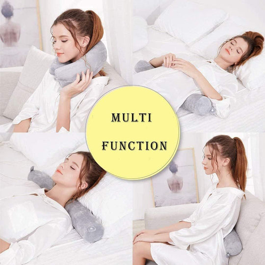 KASTWAVE Multi-Position Versatile Twist Memory Foam Travel Pillow