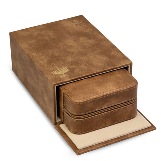 The Leather box of KSA perfume by Taif Al Emarat