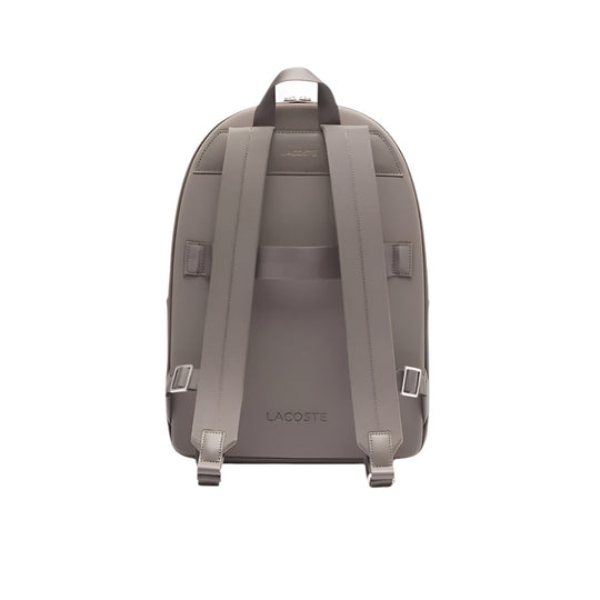 LACOSTE Chantaco Pique Leather Brown Backpack