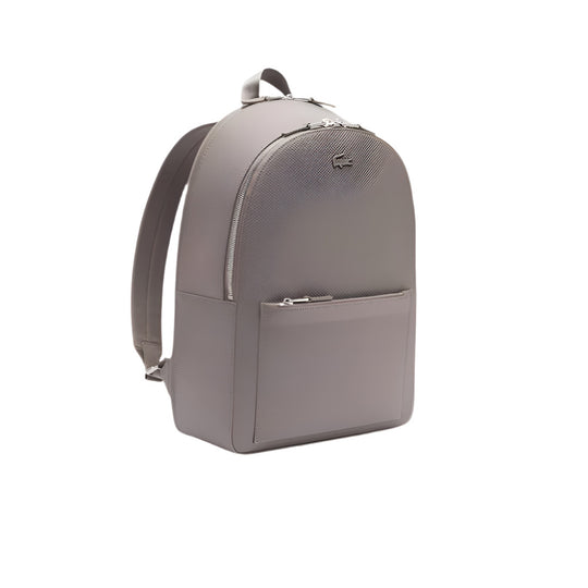LACOSTE Chantaco Pique Leather Brown Backpack