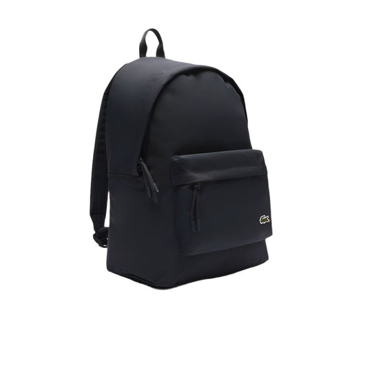 LACOSTE Neocroc Blue Backpack from a tilted angle