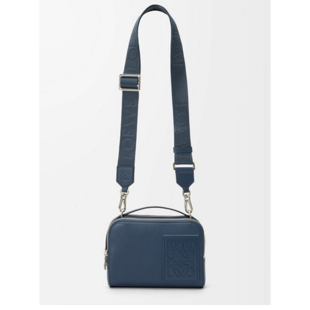 LOEWE Mini Crossbody Camera Bag in Satin Calfskin