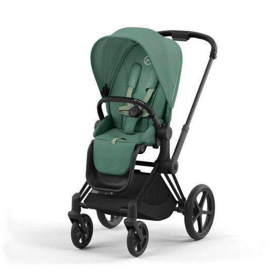 Cybex Priam Lux Stroller with matt black frame and seat pack for children up to 22 kg