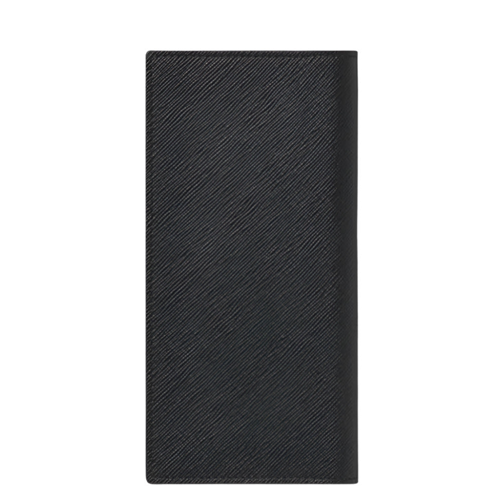 Montblanc Sartorial Black Saffiano Leather Long Wallet - 15 Card Slots