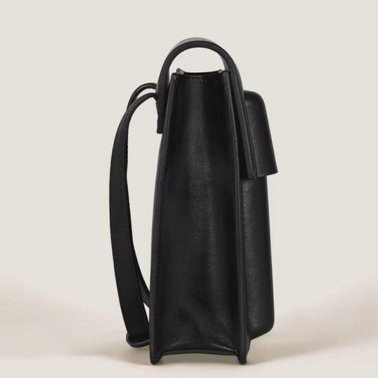 Side view of Montblanc Meisterstück Small Messenger Bag with Integrated Pen Case