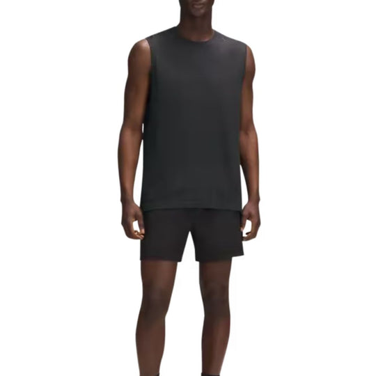 A male model wearing LULULEMON Metal Vent Tech Sleeveless Vest