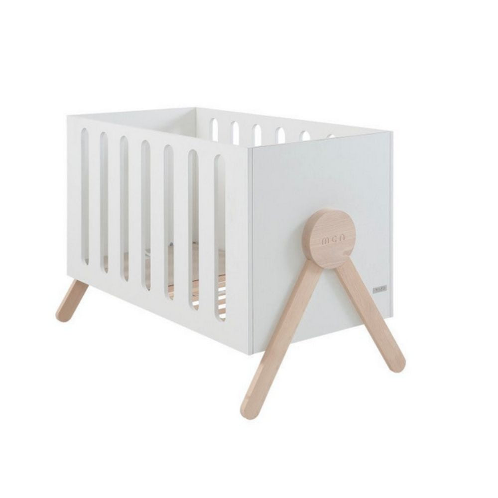 Micuna Premium White Waterwood Swing Cot with Relax System & Adjustable Base