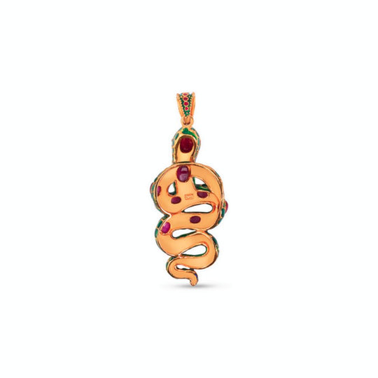 Moiseau Serpent Kiss Pendant
