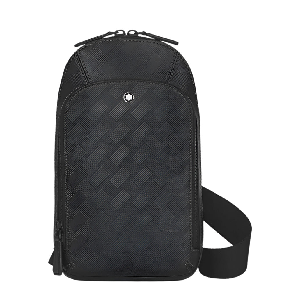 Montblanc Extreme 3.0 Compact Sling Bag - Eco-Friendly Black Leather
