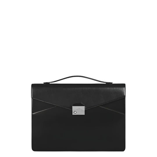 Montblanc Meisterstück Leather Flat Business Briefcase