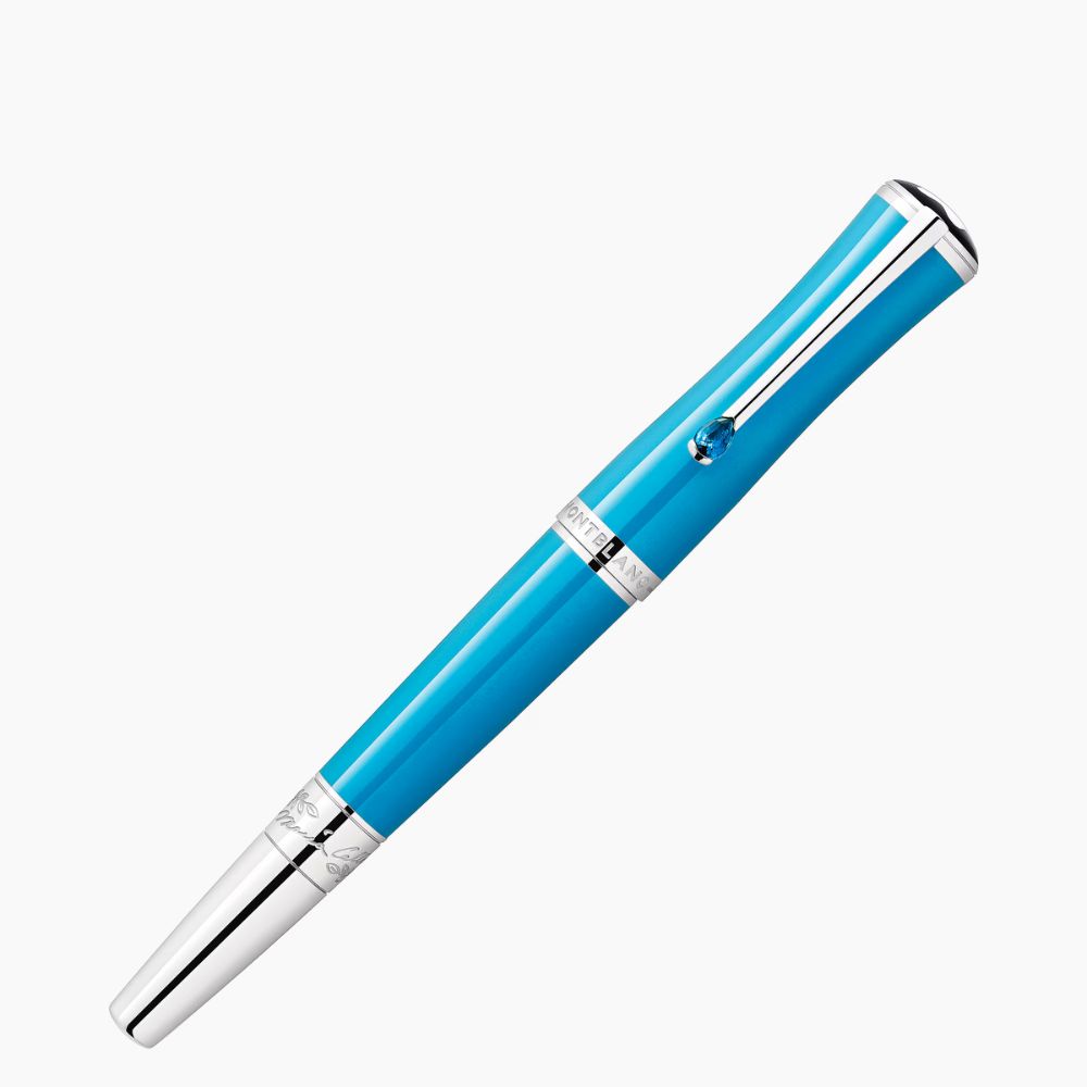 Montblanc Muses Maria Callas Special Edition Turquoise Rollerball Pen