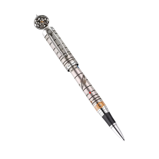 Montegrappa Nicolaus Copernicus Sterling Silver Rollerball Pen with Celestial Theme