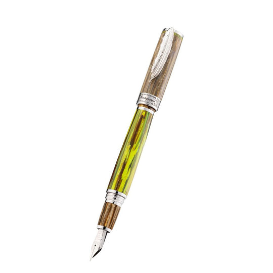 Montegrappa Baobab Resin Luxury Fountain Pen with 18k Gold Nib