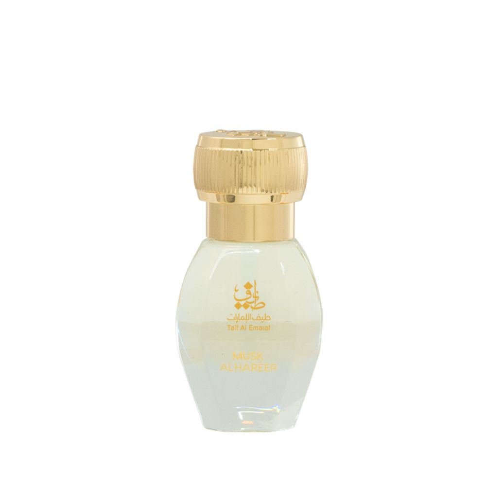 A 12mL CPO bottle of Musk Al Hareer perfume oil by Taif Al Emarat