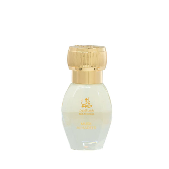 A 12mL CPO bottle of Musk Al Hareer perfume oil by Taif Al Emarat
