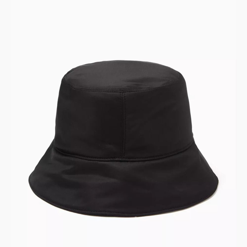 Off-White Arrow Embroidered Black Nylon Bucket Hat