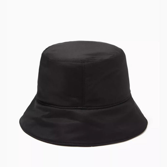 Off-White Arrow Embroidered Black Nylon Bucket Hat