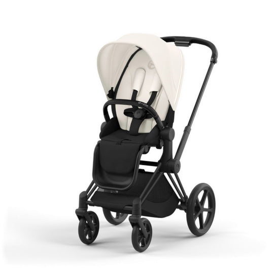 Cybex Priam Lux Stroller with matt black frame and seat pack for children up to 22 kg