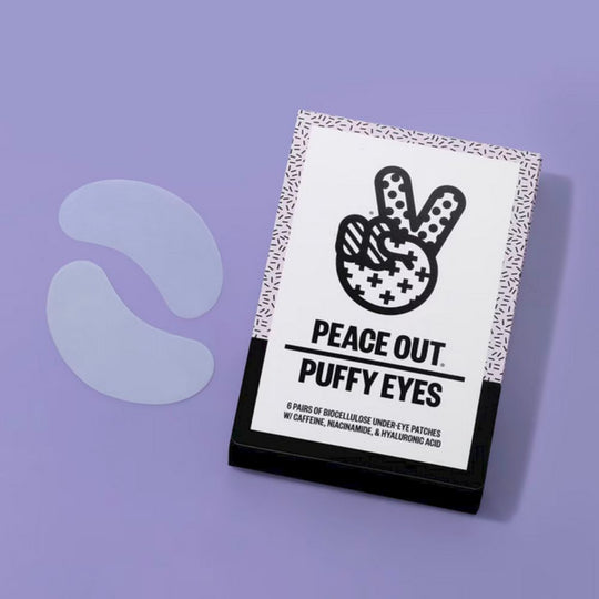 Peace Out Skincare Puffy Eyes - Rejuvenating Under-Eye Patches