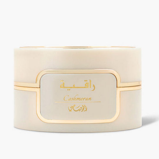 The container of Raqiya Cashmeran by Rasasi