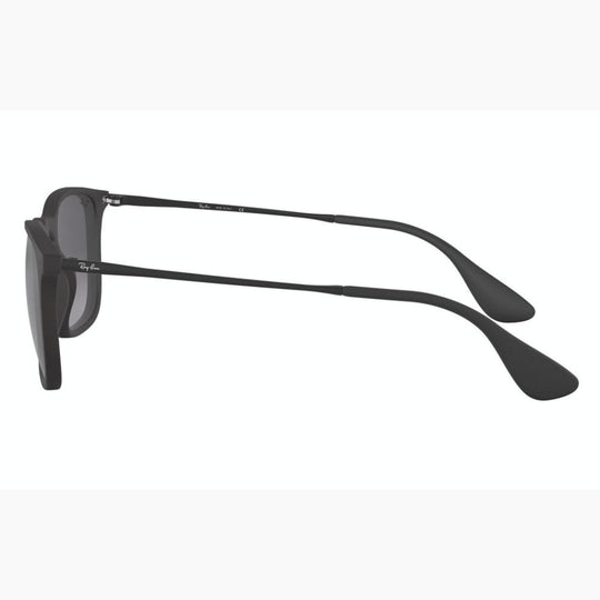 Side View of Ray-Ban Men's RB4187 Gradient Sunglasses with Black Frame