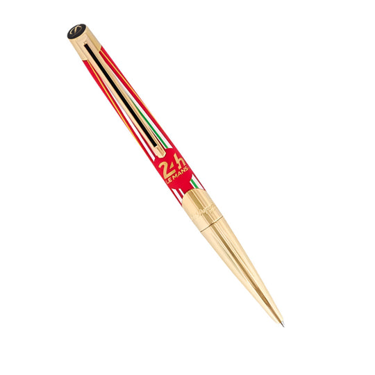 S.T. Dupont Défi Millenium Le Mans Limited Edition Ballpoint Pen (Gold/Red)