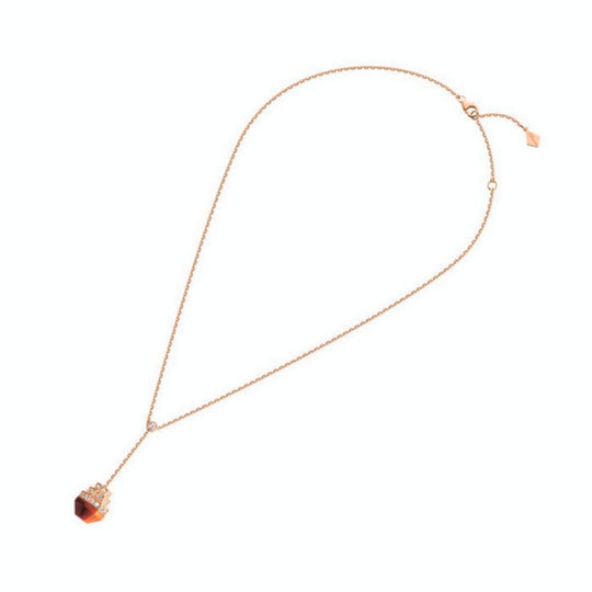 Samra Azm Yellow Gold Tiger Eye Necklace