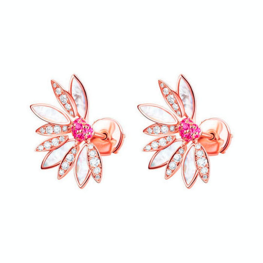 Samra Love Me Love Me Not Rose Gold Small Earrings