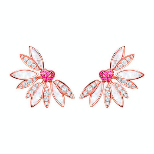 Samra Love Me Love Me Not Rose Gold Small Earrings