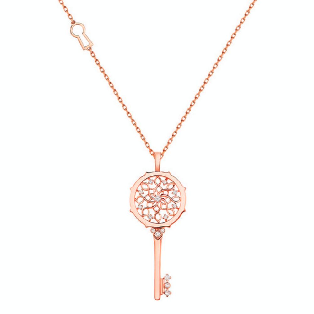 Samra Muftah Turath Small Key Necklace
