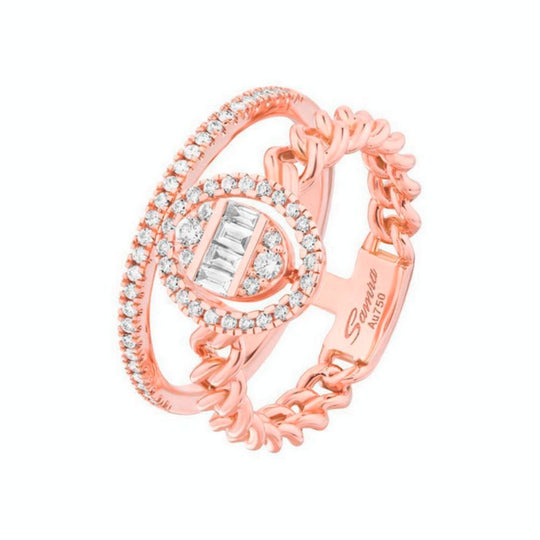 Samra Quwa Oval Double Ring