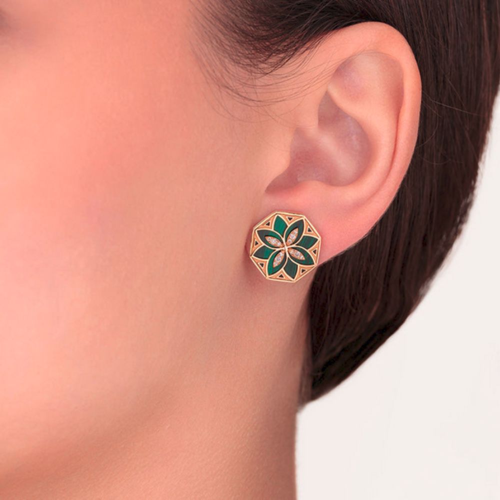 Samra Ward Turath Earrings on a women's ear