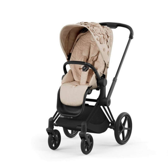 Cybex Priam Lux Stroller with matt black frame and seat pack for children up to 22 kg