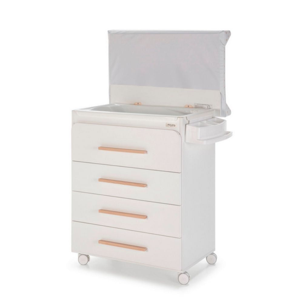 Space-Saving Micuna Trevi Baby Bathtub with Changing Pad & Storage