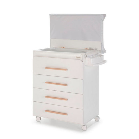 Space-Saving Micuna Trevi Baby Bathtub with Changing Pad & Storage