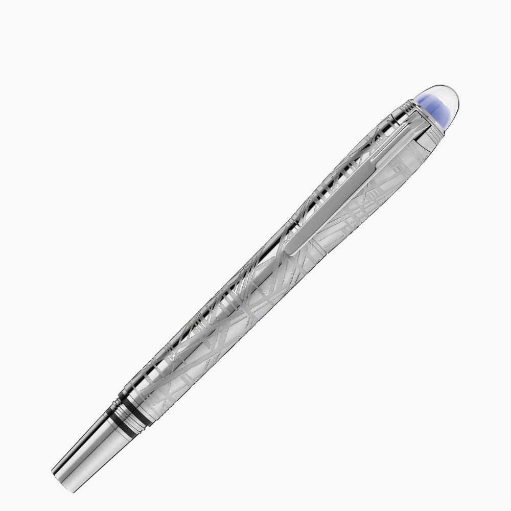 Montblanc StarWalker SpaceBlue Widmanstätten Pattern Fountain Pen (F)