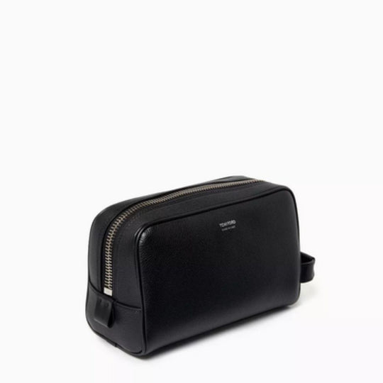 TOM FORD Logo-embossed Wash Bag in Leather