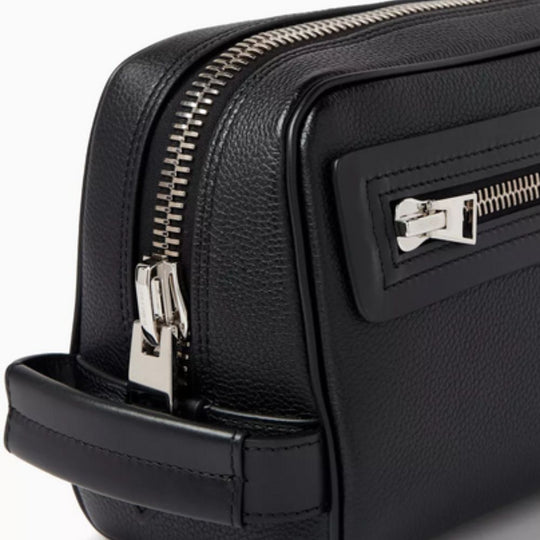 TOM FORD Logo-embossed Wash Bag in Leather