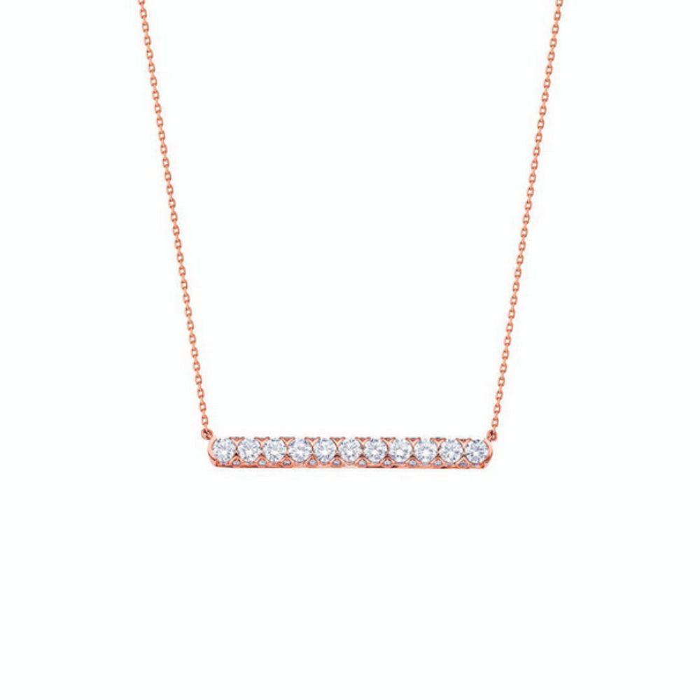 Samra Thalj Rose Gold Diamond Necklace