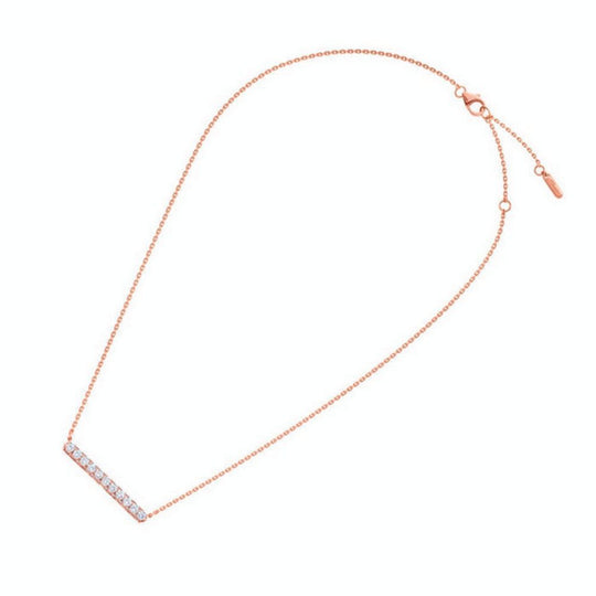Samra Thalj Rose Gold Diamond Necklace