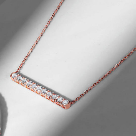 Samra Thalj Rose Gold Diamond Necklace