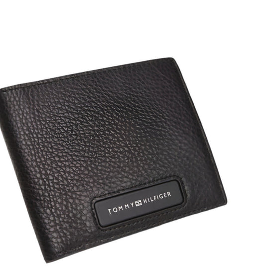 Tommy Hilfiger Corporate Leather Bifold black Wallet