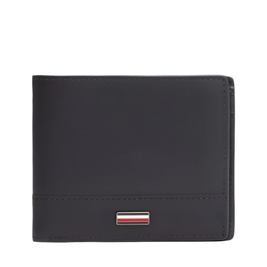 Tommy Hilfiger Corporate Leather Bifold Space Blue Wallet