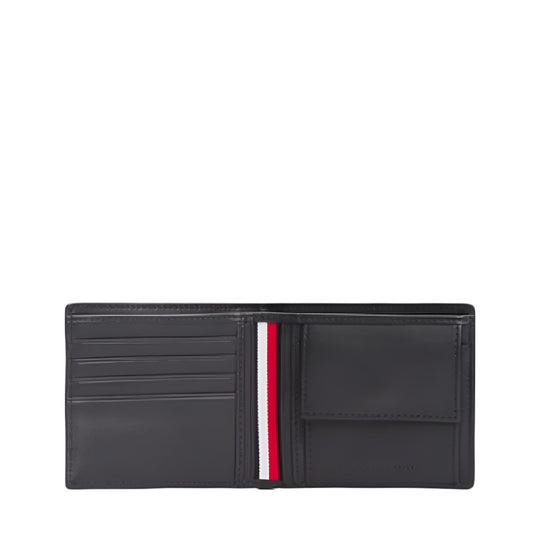 Tommy Hilfiger Corporate Leather Bifold Blue Wallet