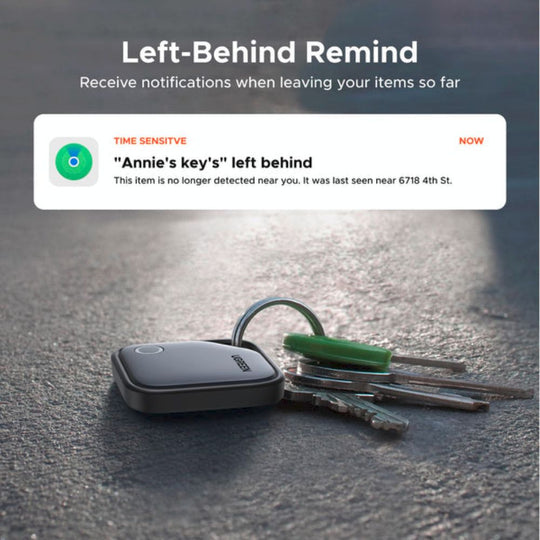 UGREEN CM816 Black Bluetooth Smart Tracker for iPhone & iPad (2-Year Battery)