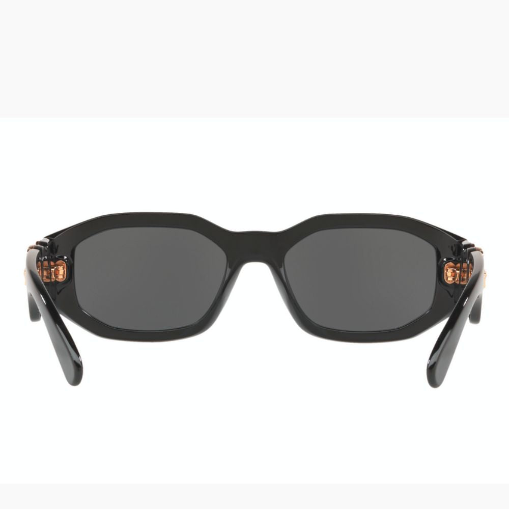 Versace Men's VE4361 Dark Grey Irregular Sunglasses